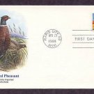 Ring-Necked Pheasant, Bird, South Dakota, First Issue 1988 USA
