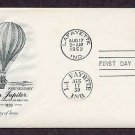 First Official Air Mail Letter, Hot Air Balloon Jupiter, AM, First Issue USA