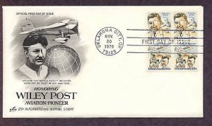 Honoring Aviation Pioneer Wiley Post, Air Mail First Issue USA