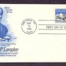 Honoring Aviation Pioneer Samuel P. Langley,  Air Mail First Issue FDC USA