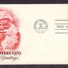 USPS Christmas Stamp, 1979, Gingerbread Santa Claus Ornament, First Issue USA