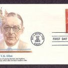 Honoring Nobel Prize Winner Writer, Poet, T. S. Eliot, First Issue USA Honoring Nobel Prize Winner Writer, Poet, T. S. Eliot, First Issue USA