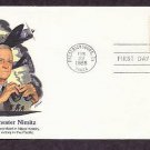 Honoring World War II Admiral Chester W. Nimitz, First Issue USA