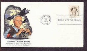 Honoring World War II Admiral Chester W. Nimitz, First Issue USA