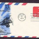 Airmail Embossed Envelope, Pioneer Airmail Aircraft, De Havilland DH-4, First Issue USA
