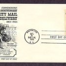 US Mail Carrier, Norman Rockwell, First Issue Fleetwood 1963 USPS