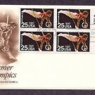 1988 Summer Olympics, Seoul, South Korea, Gymnast on Rings, First Issue USA 1988 Summer Olympics, Seoul, South Korea, Gymnast on Rings, First Issue USA