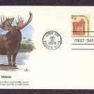 Moose, Wildlife that Shares the Border Between Canada and the USA First Issue