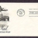 Jet Over U.S. Capitol Building, Air Mail First Issue 1962 USA