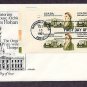Honoring White House Architect James Hoban, Plate Block FDC First Issue USA