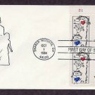 Family Unity, Stick Figure Family, Plate Block First Issue FDC USA Family Unity, Stick Figure Family, Plate Block First Issue FDC USA