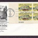 150th Anniversary of Fort Snelling, Great Northwest, Plate Block First Issue FDC USA 150th Anniversary of Fort Snelling, Great Northwest, Plate Block First Issue FDC USA