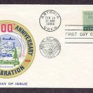 Oregon Statehood Centennial, Covered Wagon, First Issue FDC USA