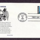 African American Seven Days of Kwanzaa Karamu, First Issue USA FDC