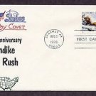 100th Anniversary Klondike Gold Rush Skagway, Alaska, First Issue USA