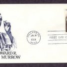 Honoring Edward R. Murrow, Broadcast Journalist, AM, First Issue USA