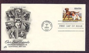 Chesapeake Bay Retriever, Cocker Spaniel, American Kennel Club Centennial  First Issue