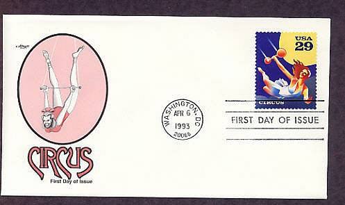 200th Anniversary of the First Circus Performance in America, Trapeze Artist, First Issue USA