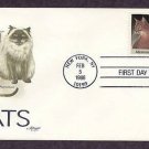 Cats Abyssinian and Himalayan Cat First Issue USA