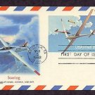 Airmail Postal Card Recognizing Soaring, Sailplanes, First Issue USA