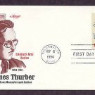 Honoring American Humorist and Cartoonist James Thurber First Issue USA