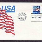 USA Flag, Gamm 1992 FDC