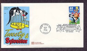 Warner Brothers Classic Animated Cartoon Characters Sylvester the Cat & Tweety Bird First Issue USA