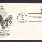 Anniversary of the First Memorial Day, Flag, Medal of Honor, First Issue USA Anniversary of the First Memorial Day, Flag, Medal of Honor, First Issue USA