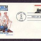 Antique Railroad Locomotives, Buchanan's  NO. 999, 1893, First Issue USA