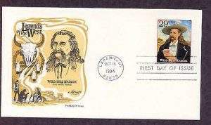 Wild Bill Hickok Playing Poker, Western Cowboy, First Issue USA