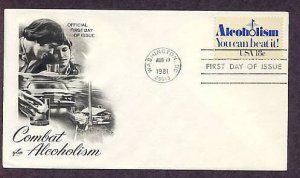 Combat Alcoholism, Hope for Alcoholics, 1981 First Issue AC USA