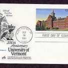 200th Anniversary University of Vermont, The Old Mill, First Issue Postal Card 200th Anniversary University of Vermont, The Old Mill, First Issue Postal Card
