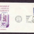 100th Anniversary Statue of Liberty, Liberty Island, New York AM First Issue USA 100th Anniversary Statue of Liberty, Liberty Island, New York AM First Issue USA