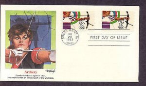 Olympics 1984, Archery, First Issue USA