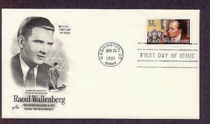 Honoring Architect Raoul Wallenberg, Rescued Thousands of Jews from the Holocaust, First Issue USA