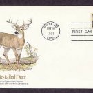 American Wildlife, White-tailed Deer, First Issue USA