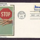 Combat Alcoholism, Hope for Alcoholics, Silk FDC 1981 First Issue USA