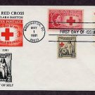 American Red Cross, Nurse and Baby, Civil War Nurse Clara Barton, Combo, First Issue USA