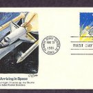 NASA Mission, Space Shuttle Arriving in Space, 1981 Kennedy Space Center, First Issue USA