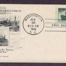 Honoring the Achievements of the Merchant Marine in World War II, Liberty Ship, 1946 First Issue
