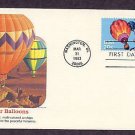 Hot Air Balloons, Ballooning, First Day of Issue USA