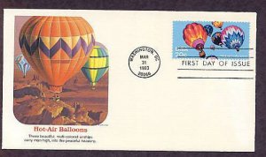 Hot Air Balloons, Ballooning, First Day of Issue USA