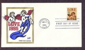 1995 USPS Love Stamp, Raphael Cherub, Cherubs, First Issue USA