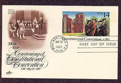 Bicentennial of the Covening of Constitutional Convention, First Issue USA