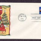 Christmas USPS Stamp, 1991 Santa Claus, HF, First Issue USA