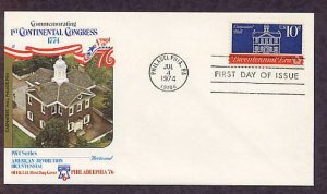 Bicentennial, First Continental Congress, Carpenters' Hall, First Issue USA