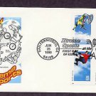 Xtreme Sports, Skateboarding, Snowboarding, BMX Biking, Inline Skating, First Issue, FDC, USA