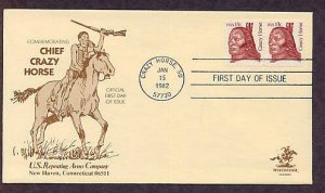 Chief Crazy Horse, Sioux Indian, Winchester Rifle First Day of Issue ...