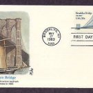 100th Anniversary Brooklyn Bridge, New York, First Issue USA