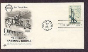 Verrazano Narrows Suspension Bridge, New York, AC First Issue USA